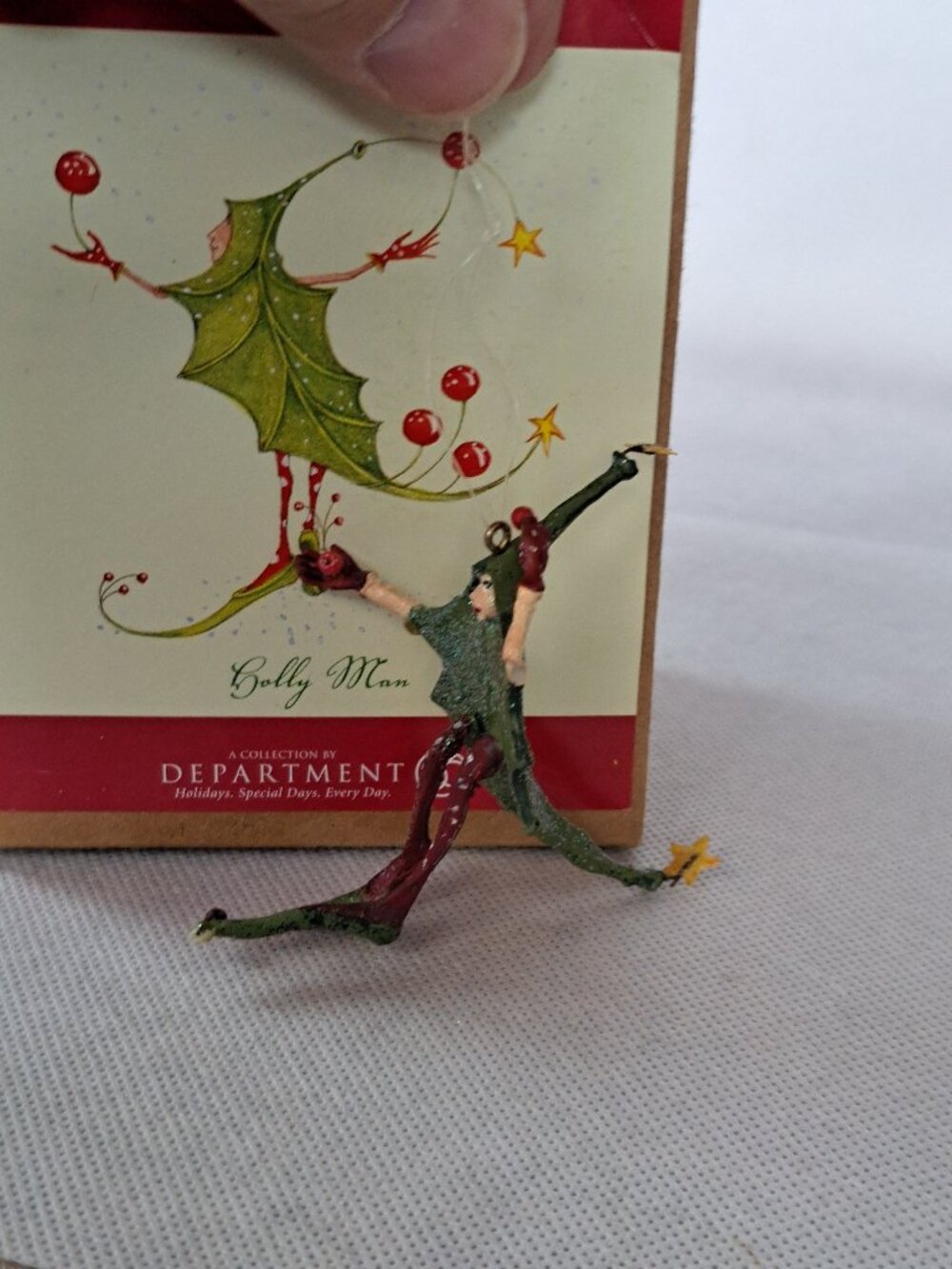 Christmas Krinkles Dept 56 Ornament Patience Brewster Holly Man
